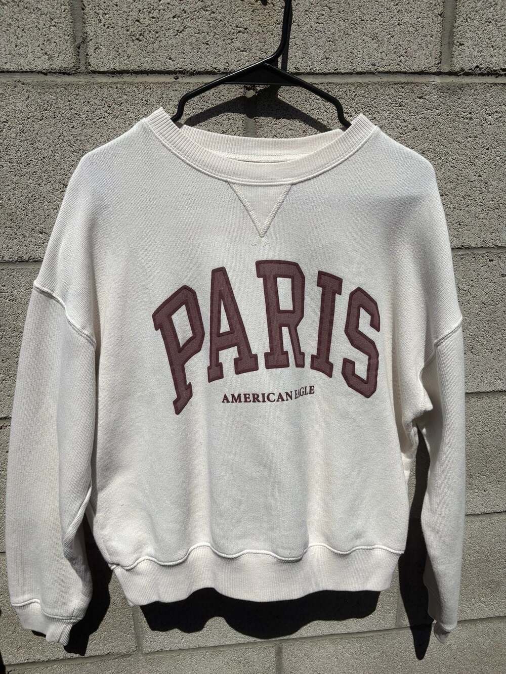 American Eagle Paris Graphic Lived-In Sweatshirt